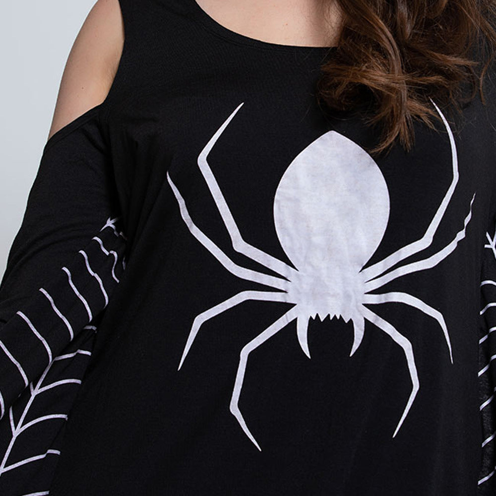 Vestito Costume di Halloween con Stampa di Ragni | Mini