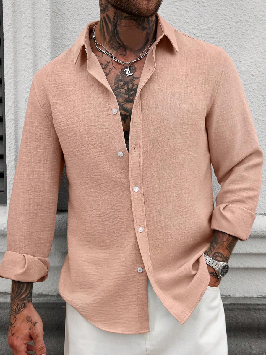 Emanuele | Camicia estiva elegante da uomo