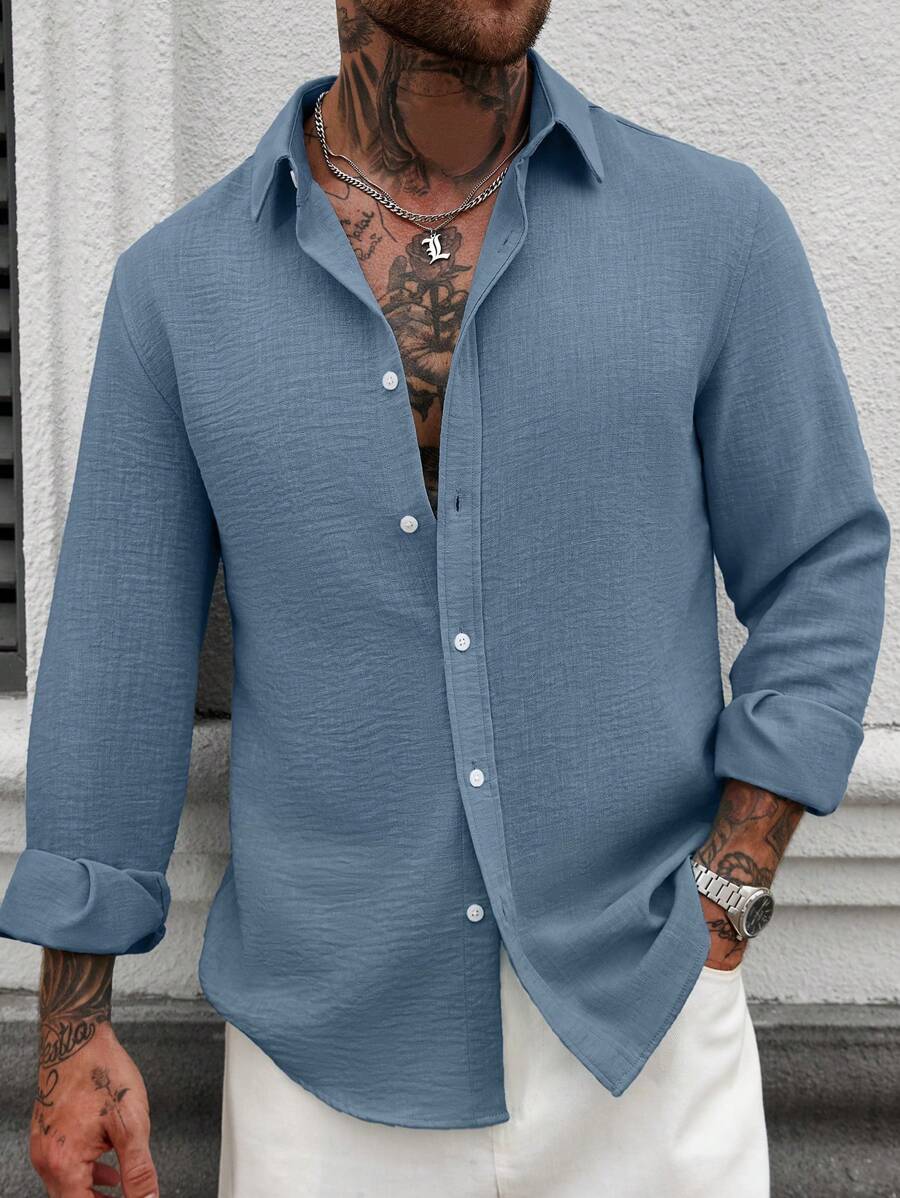 Emanuele | Camicia estiva elegante da uomo
