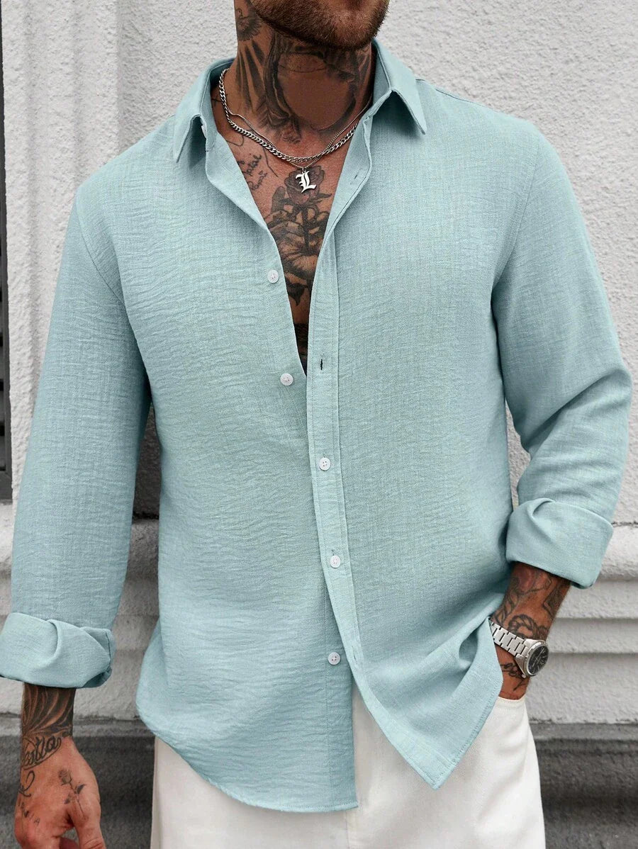Emanuele | Camicia estiva elegante da uomo