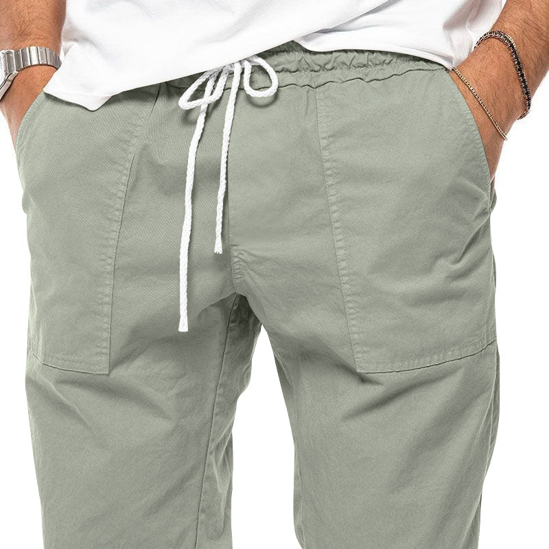 Pantaloni Casual e Confortevoli con Micro-Stretch per Uso Quotidiano