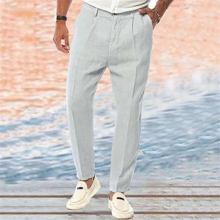 Luca | Pantaloni Estivi in Lino da Uomo
