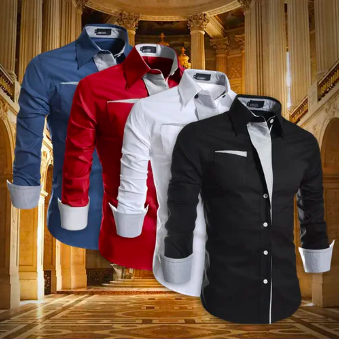 Camicia elegante da uomo in cotone
