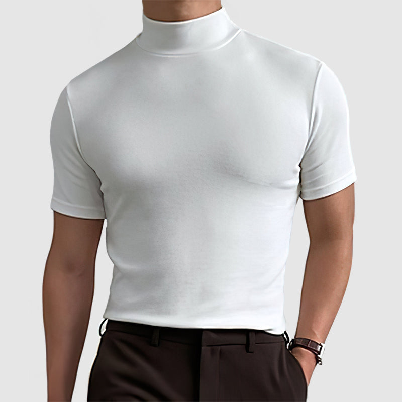 T-shirt in Cotone Elastico Luxuoso