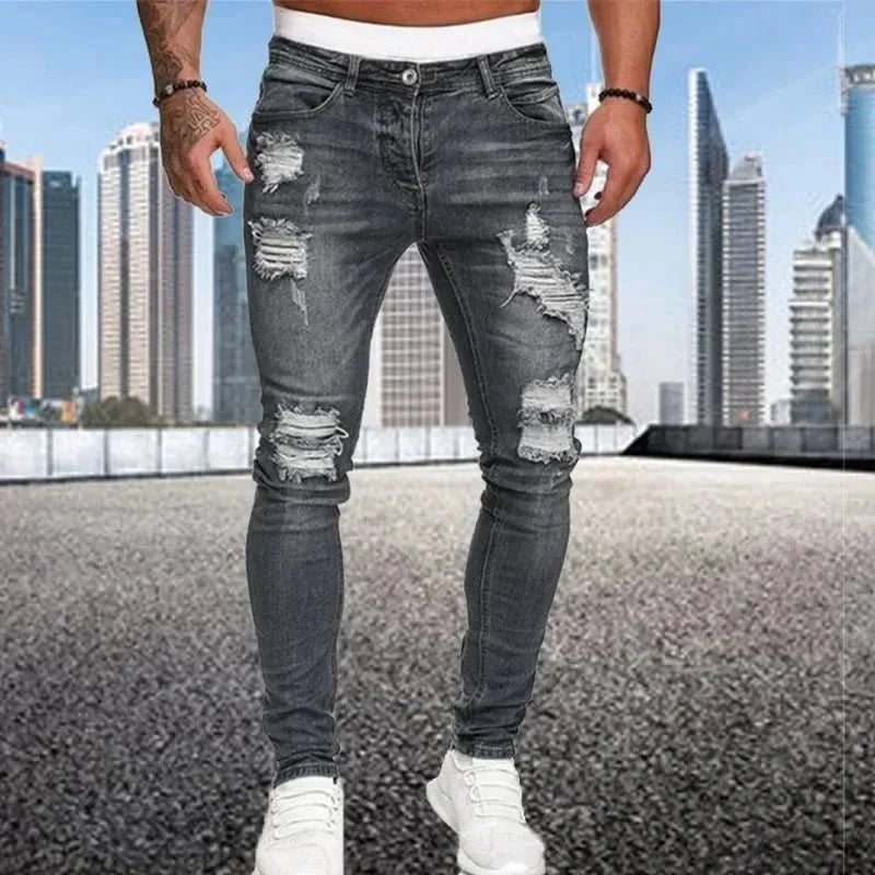 Simone | Jeans skinny strappati per uomo