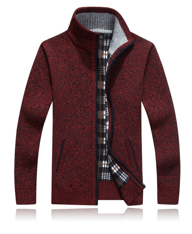 Fabio | Cardigan con zip elegante uomo