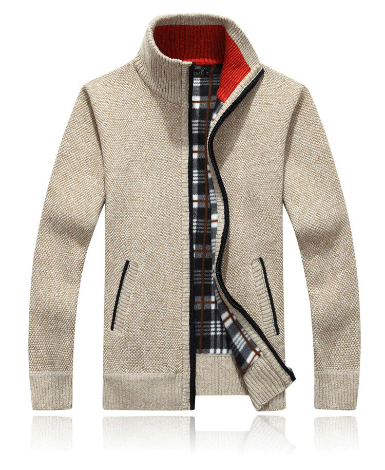 Fabio | Cardigan con zip elegante uomo