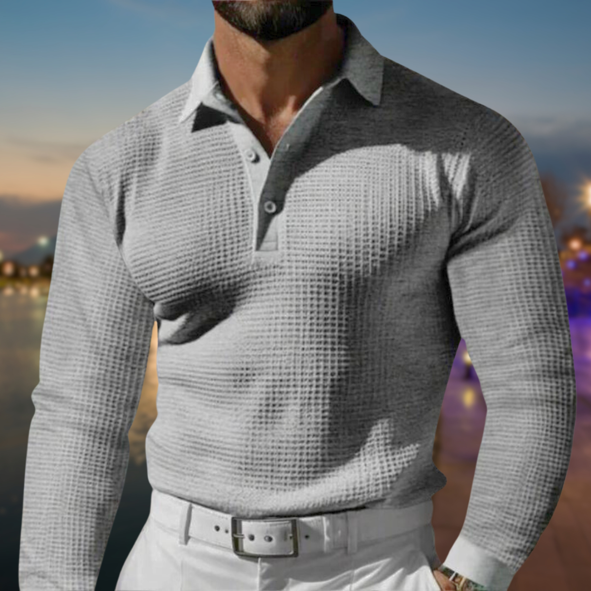 Giovanni Milano - polo  a maniche lunghe