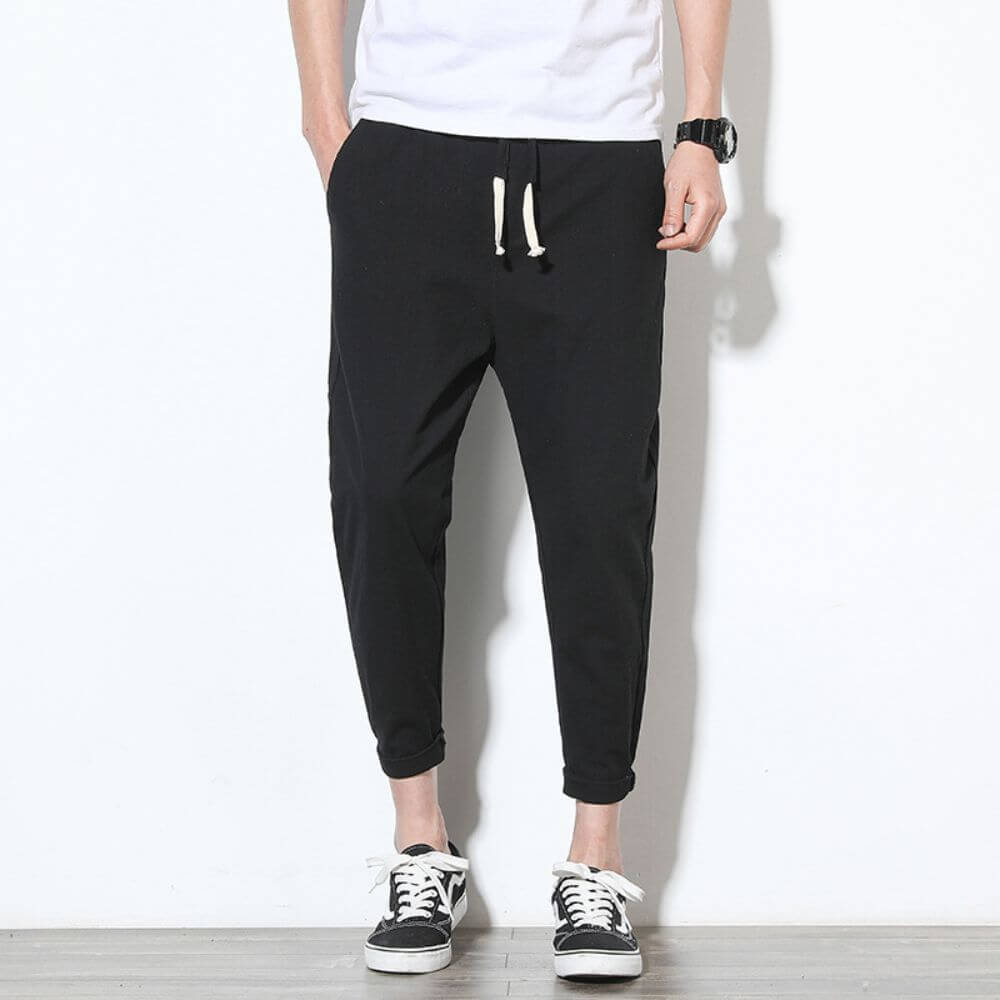 Pantaloni Bianchi in Cotone Leggero