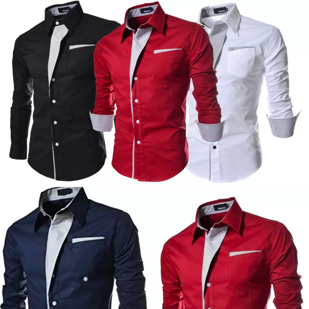 Camicia elegante da uomo in cotone