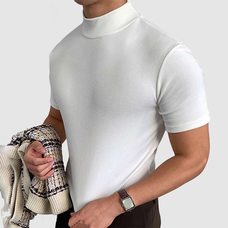 T-shirt in Cotone Elastico Luxuoso