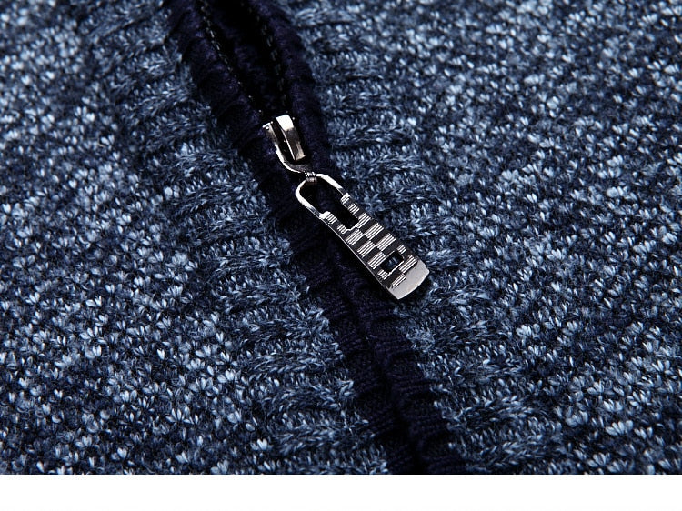 Fabio | Cardigan con zip elegante uomo