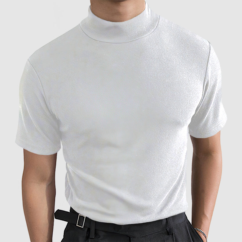 T-shirt in Cotone Elastico Luxuoso