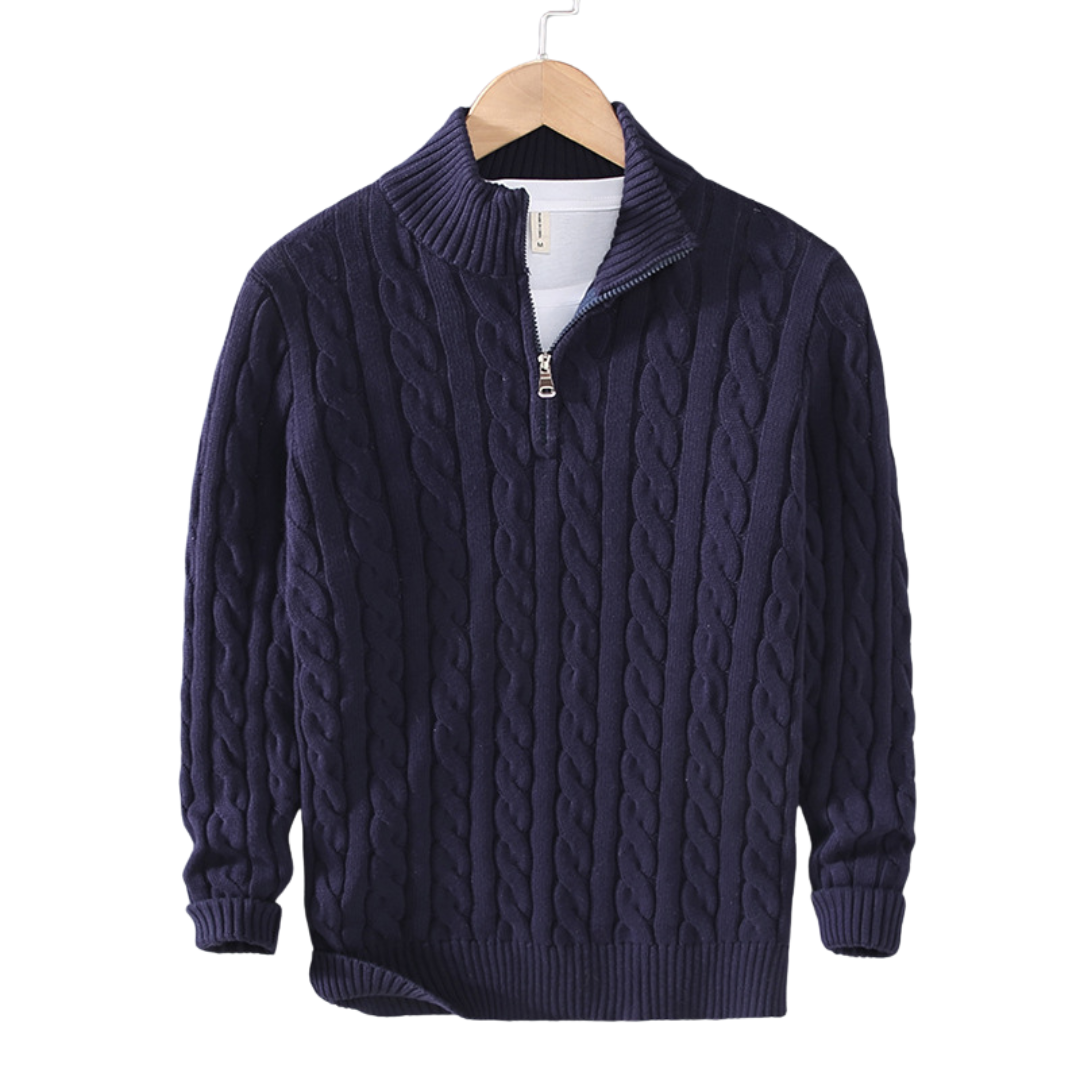 Hugo | Felpa mezza zip uomo elegante