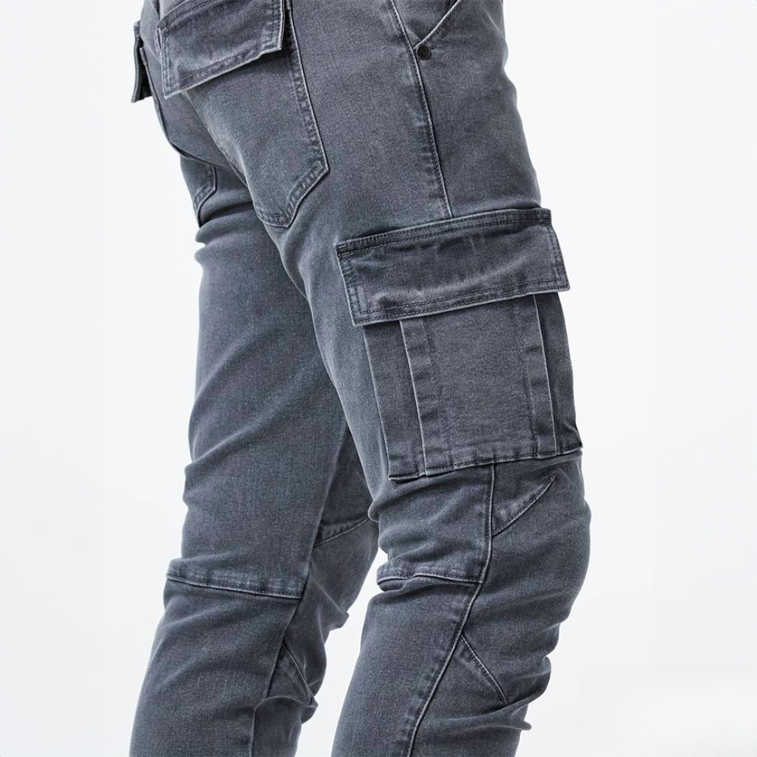 Pantaloni cargo elasticizzati uomo eleganti