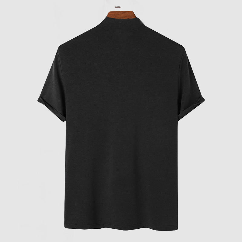 T-shirt in Cotone Elastico Luxuoso