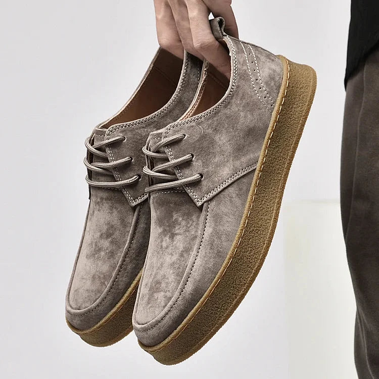 Scarpe da ginnastica in pelle scamosciata