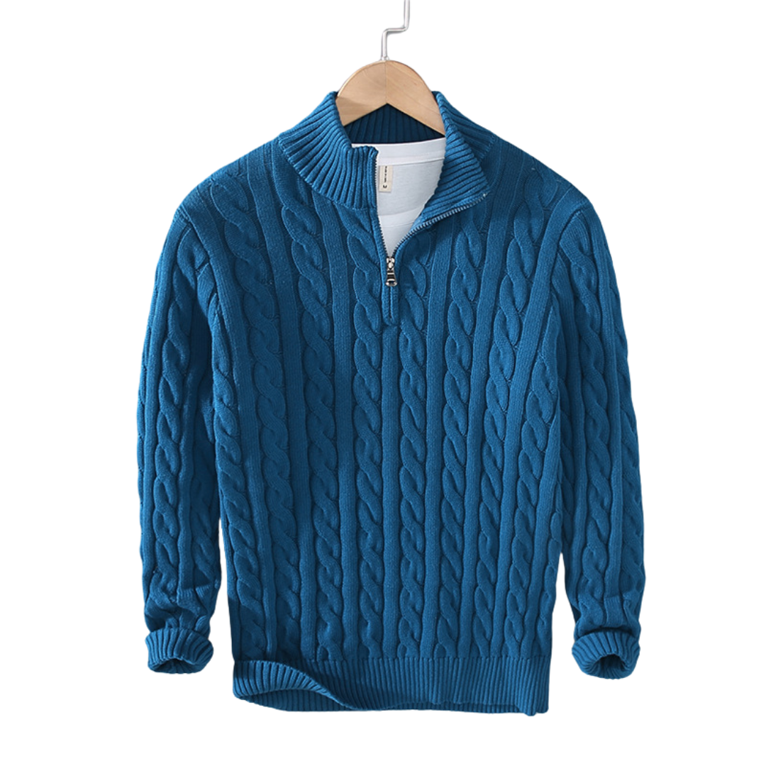 Hugo | Felpa mezza zip uomo elegante