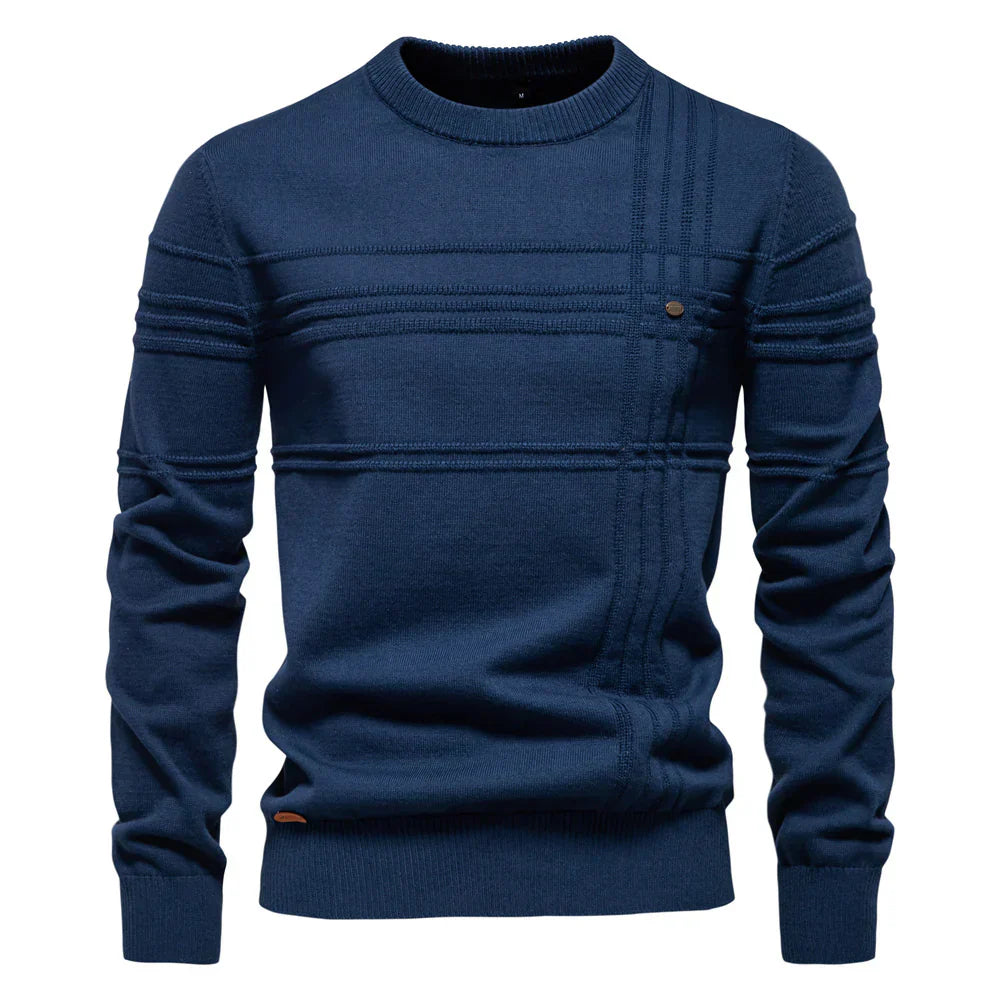 Felpa elegante con motivo uomo