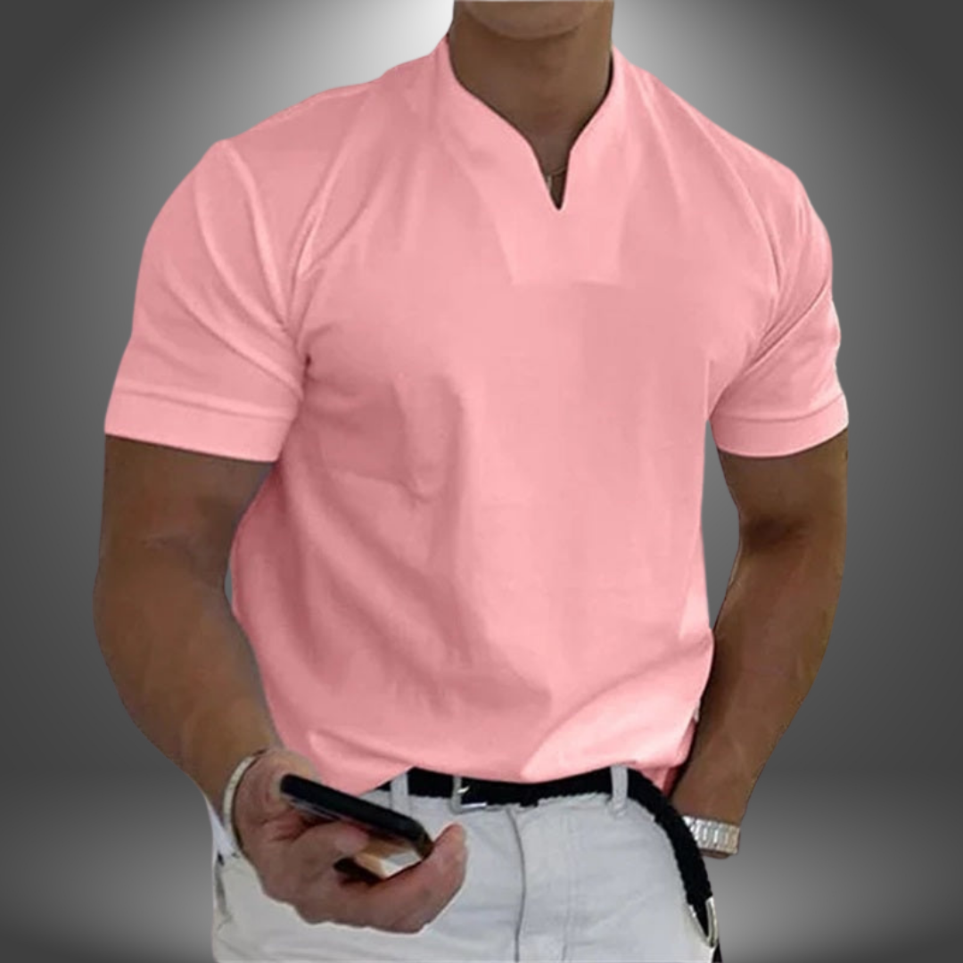 Camicia Casual Scollo a V Elegante