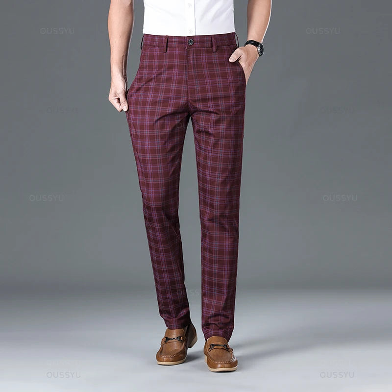 Pantaloni Classici a Vita Alta