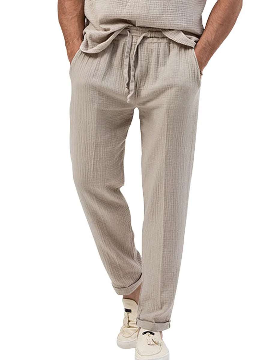 Giorgio | Pantaloni Estivi in Lino da Uomo