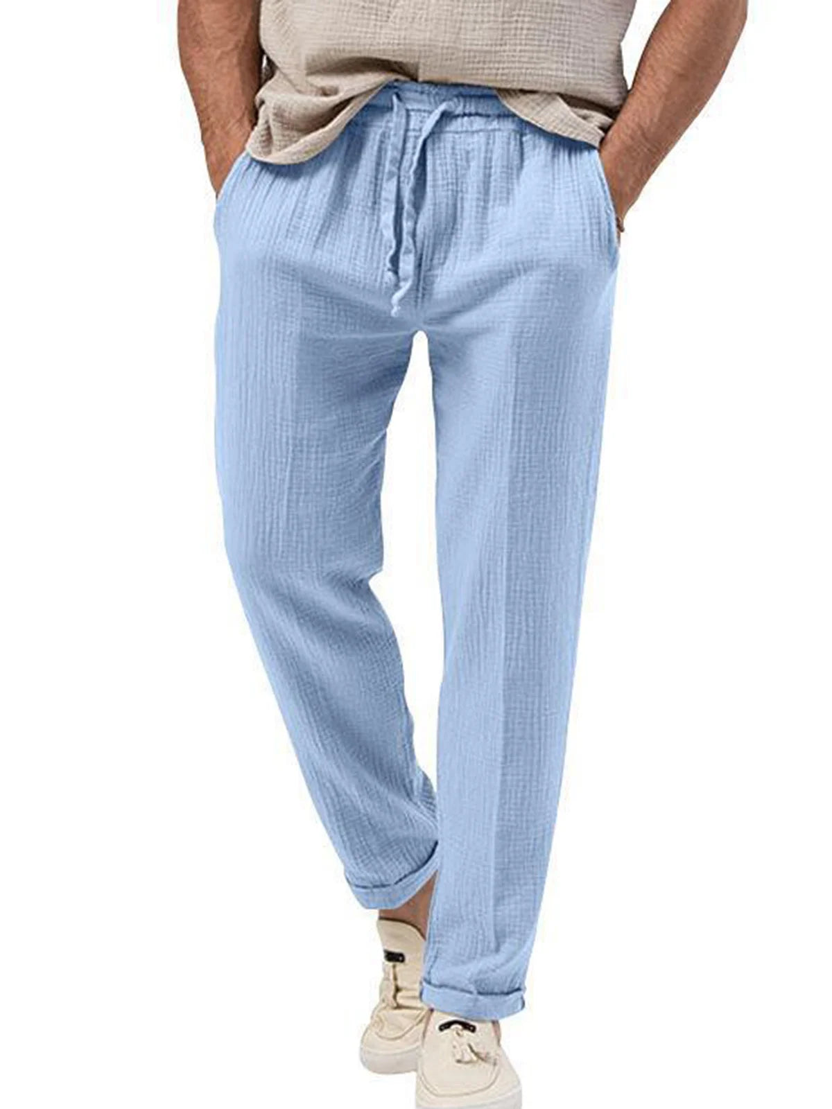 Giorgio | Pantaloni Estivi in Lino da Uomo