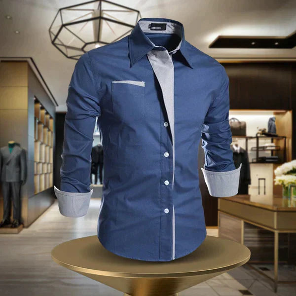 Camicia elegante da uomo in cotone