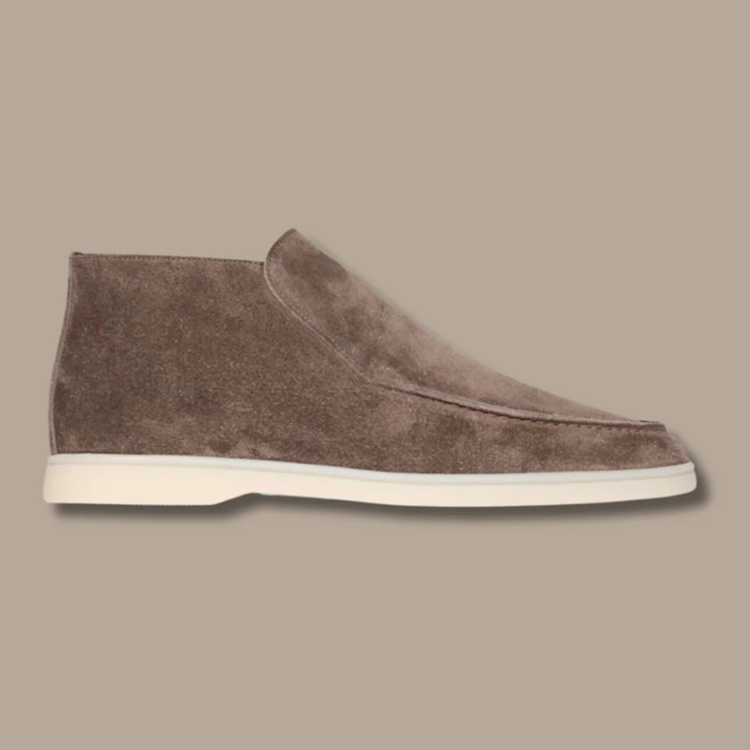 Mocassini in Suede Morbido Casual