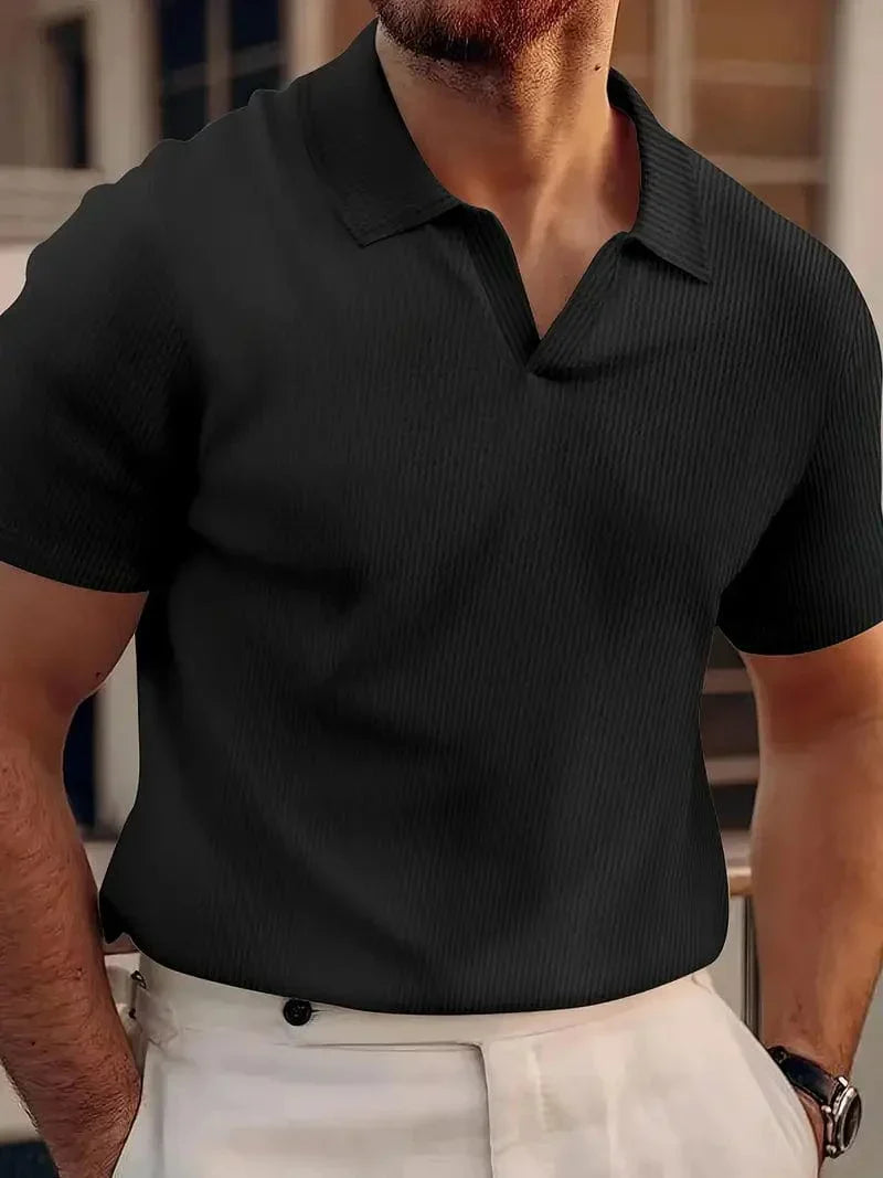 Polo Casual Uomo in Lino