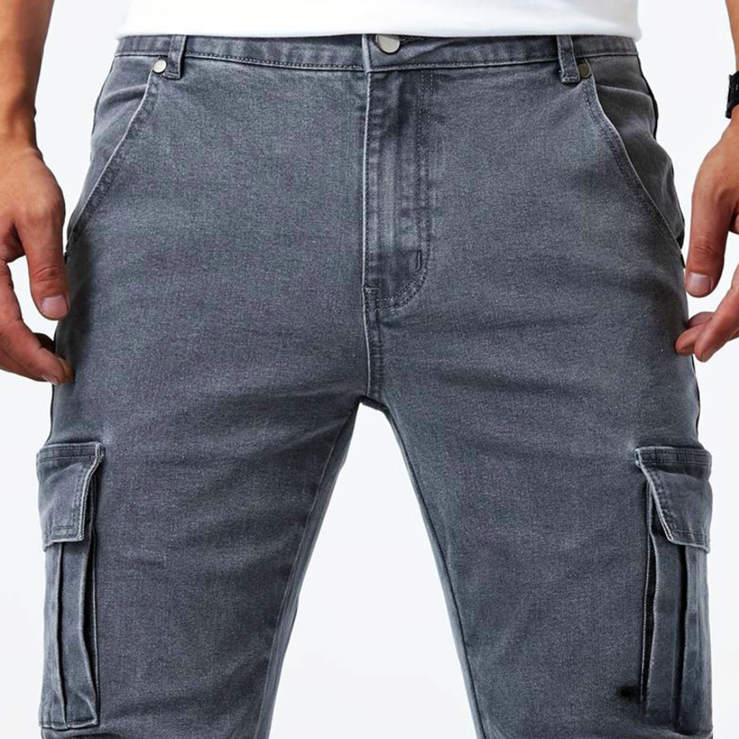 Pantaloni cargo elasticizzati uomo eleganti