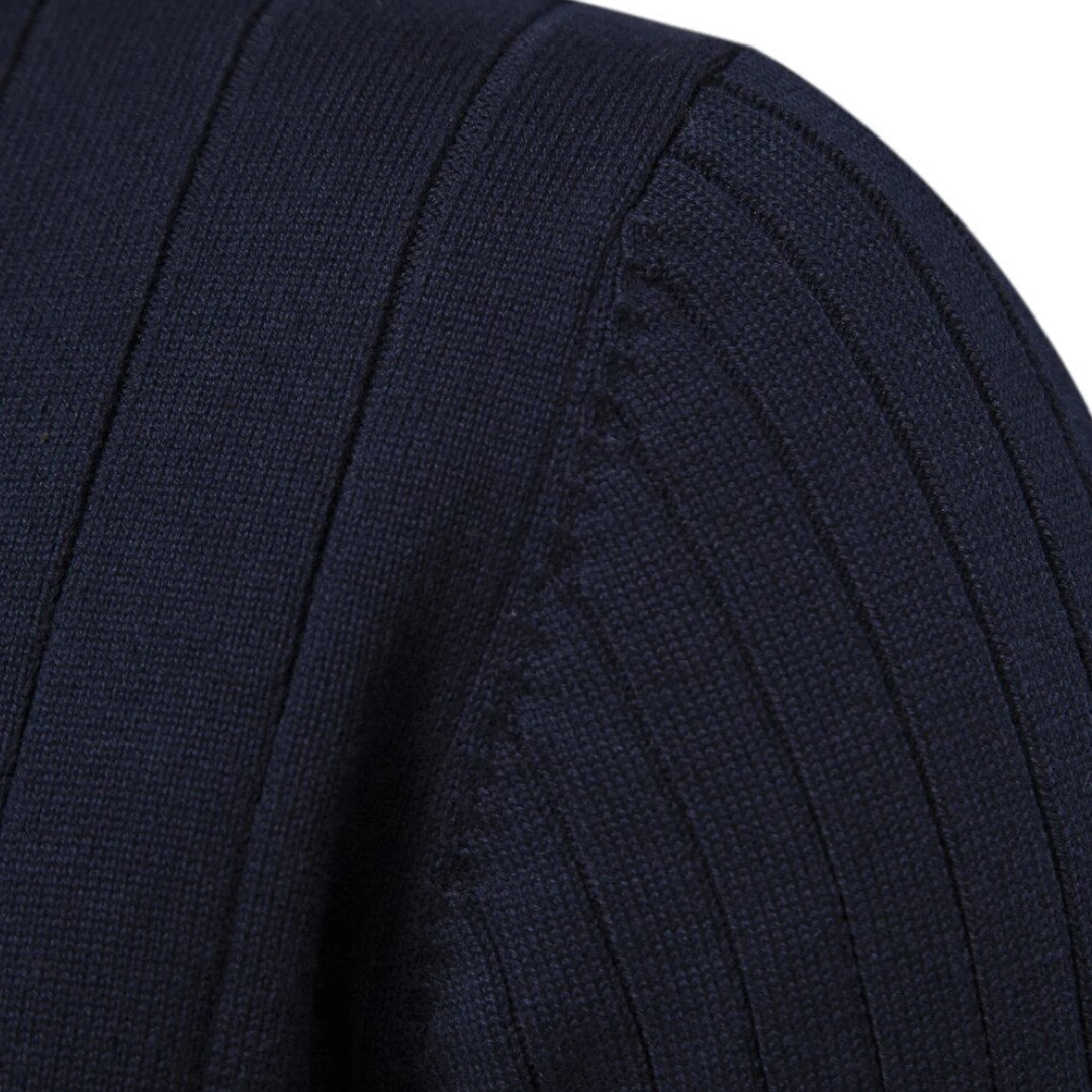 Felpa uomo con zip mezza lunghezza