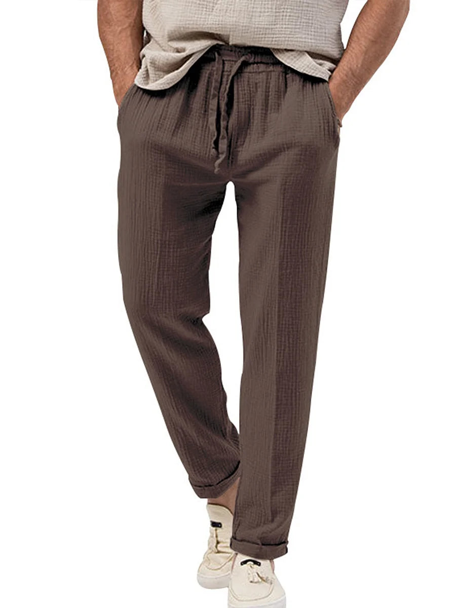 Giorgio | Pantaloni Estivi in Lino da Uomo