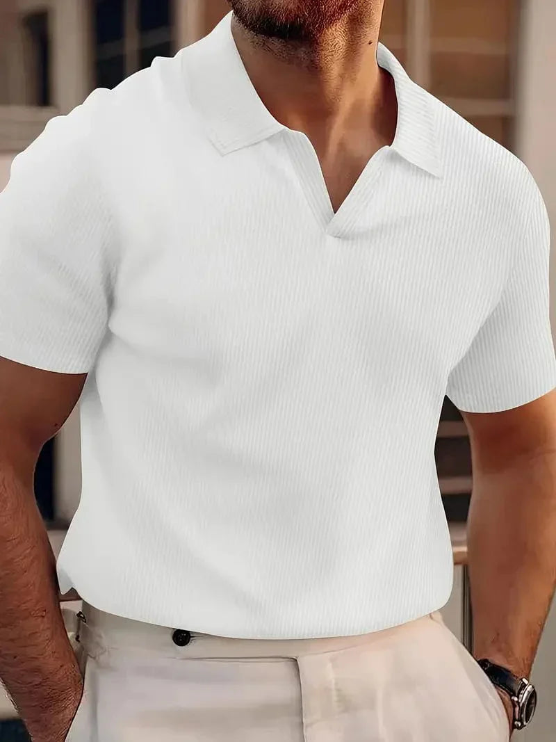 Polo Casual Uomo in Lino