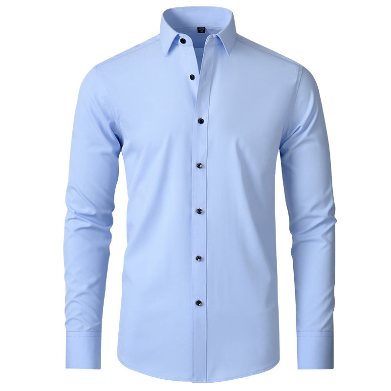 Blusa Senza Tempo Anti-Piega con Tessuto Elasticizzato