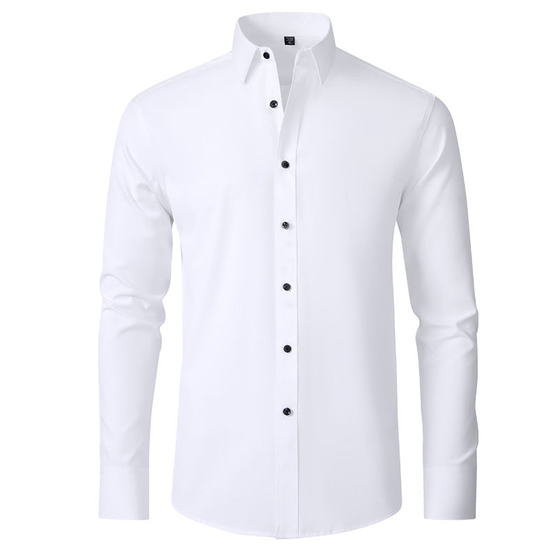 Blusa Senza Tempo Anti-Piega con Tessuto Elasticizzato