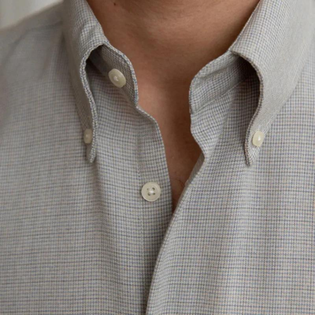 Camicia Classica Bottoni Hamptons