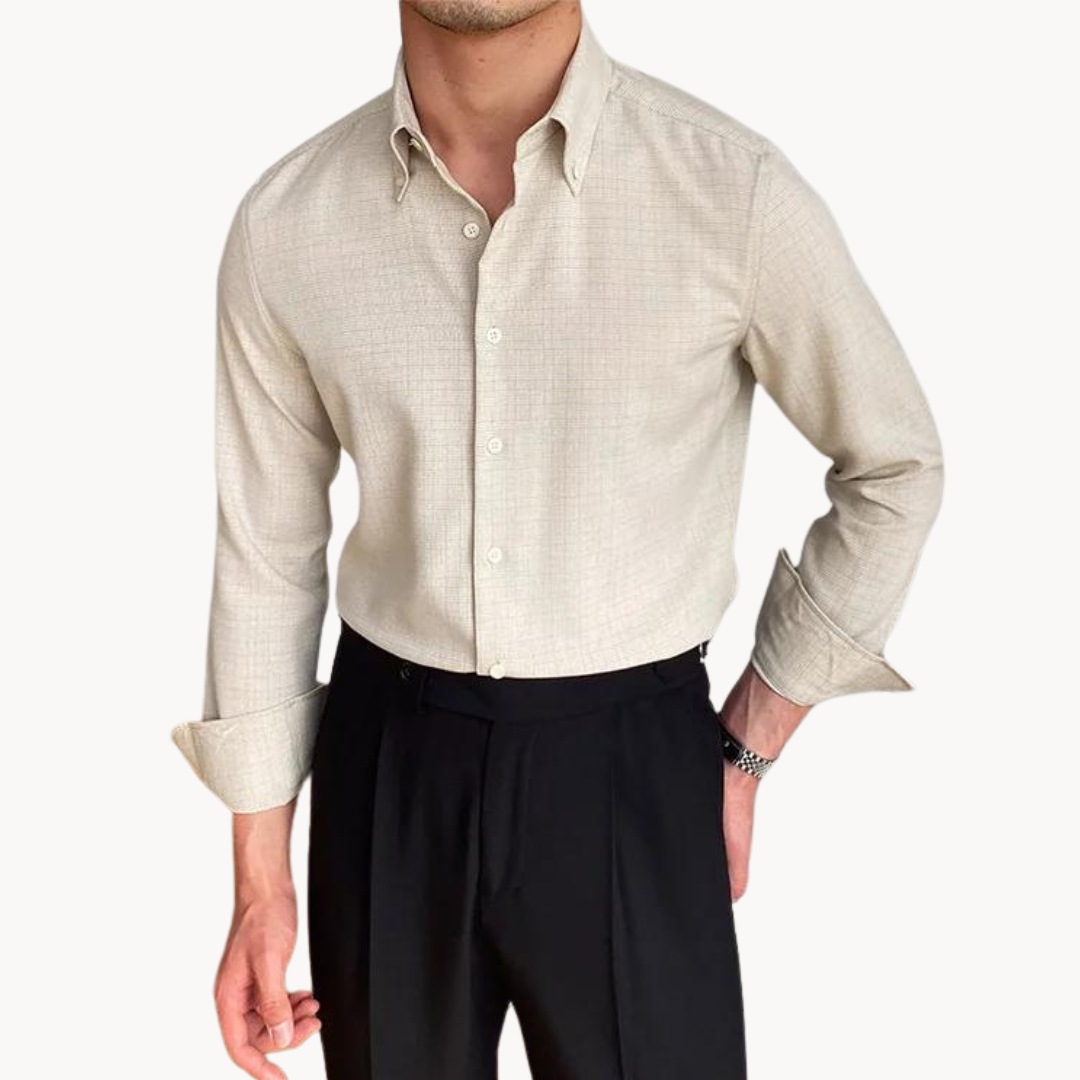 Camicia Classica Bottoni Hamptons