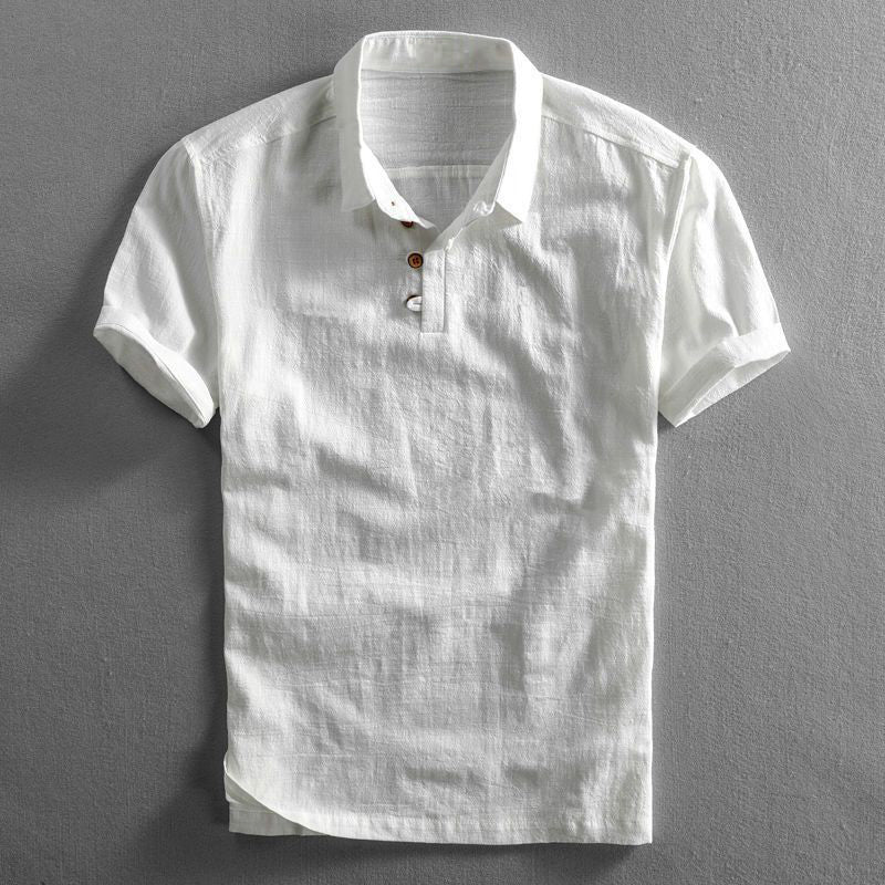 Polo Uomo Lusso in Lino