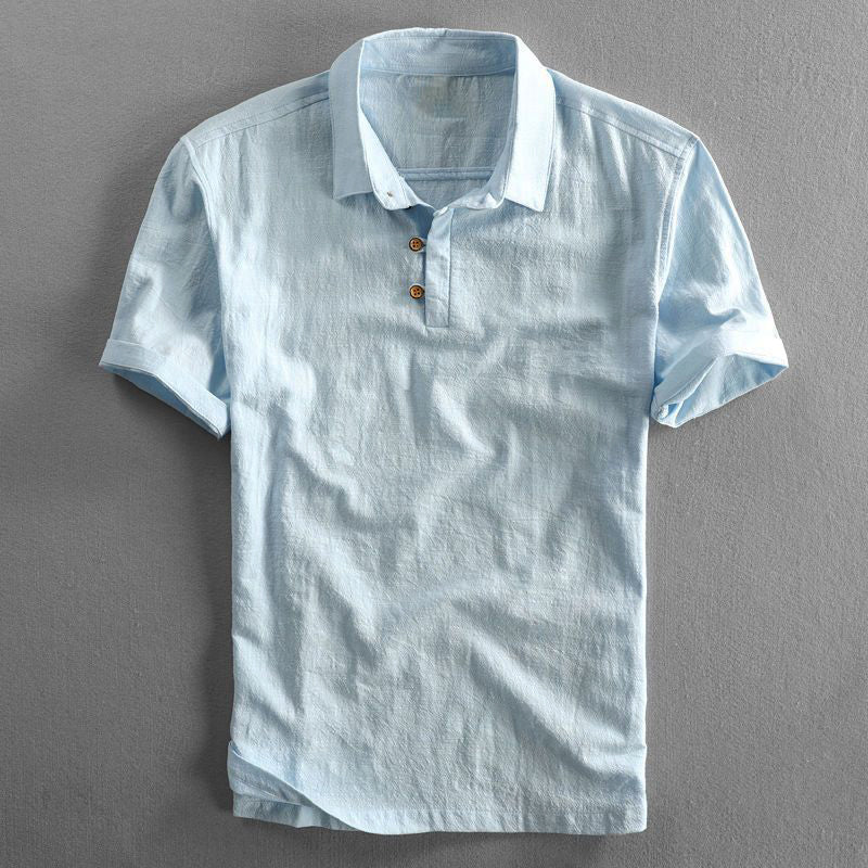 Polo Uomo Lusso in Lino
