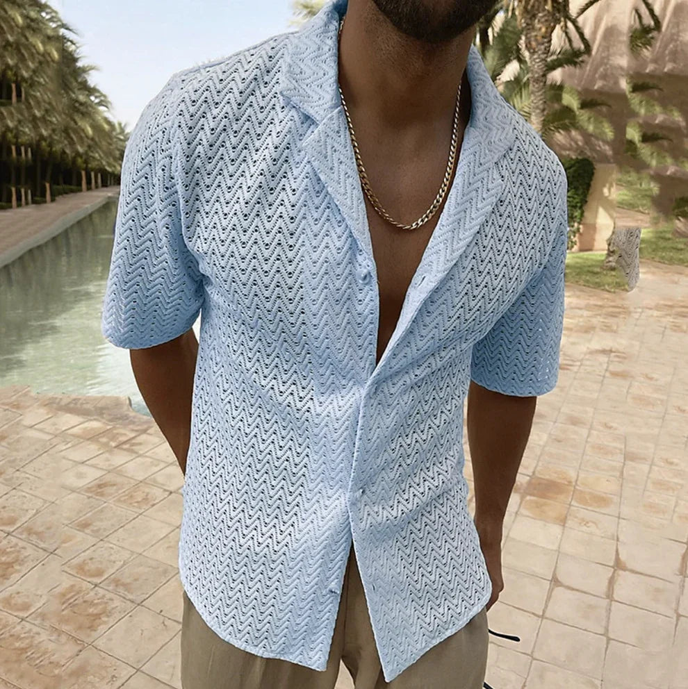 Riccardo | Camicia Estiva da uomo per un Look Casual e Confortevole