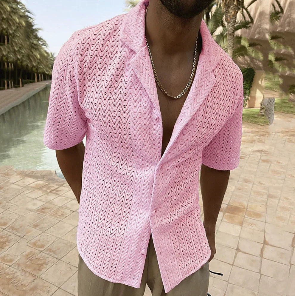 Riccardo | Camicia Estiva da uomo per un Look Casual e Confortevole