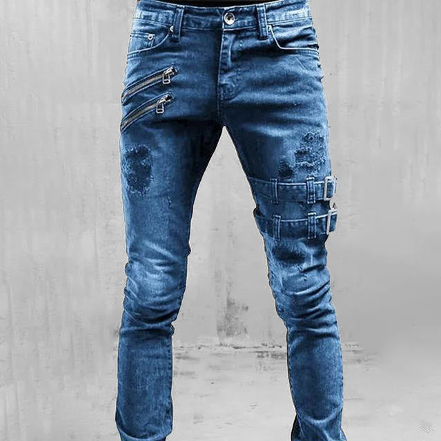 Giovanni | Jeans con fibbia gotica per uomo