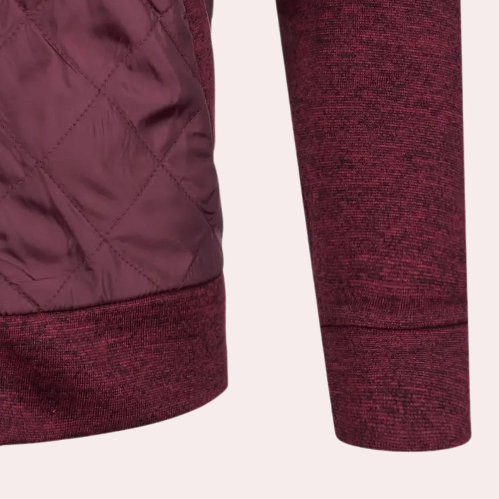 Alberto | Cardigan moderno con zip per uomo