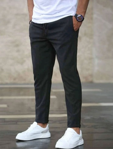 Pantaloni Eleganti in Tessuto Stretch