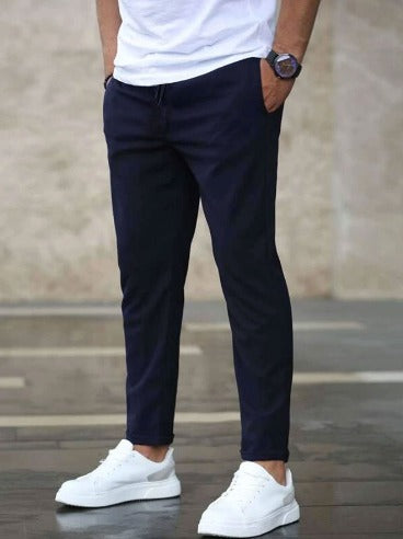 Pantaloni Eleganti in Tessuto Stretch