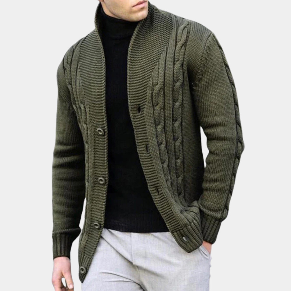 Edoardo | Cardigan a coste elegante per uomo