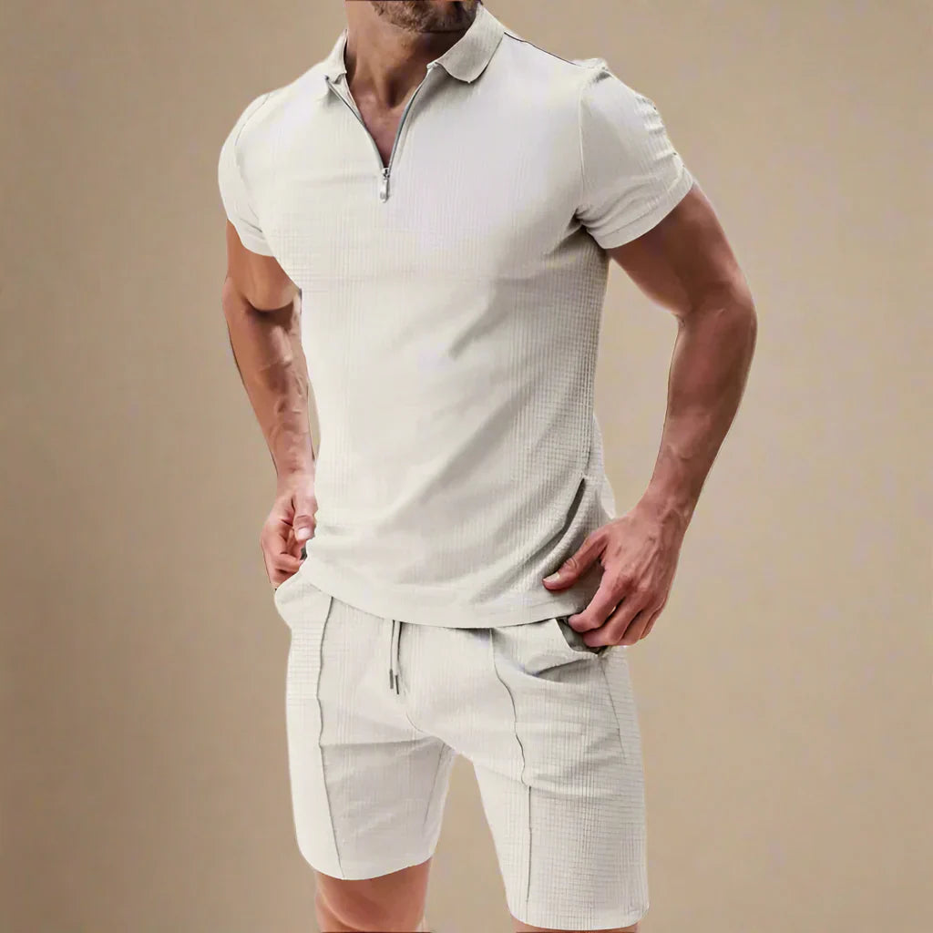Stefano | Set Estivo Due Pezzi da Uomo con Polo e Pantaloncini