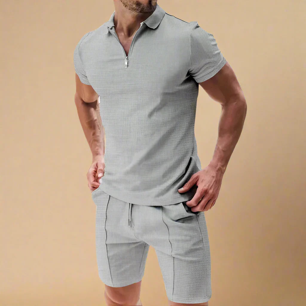 Stefano | Set Estivo Due Pezzi da Uomo con Polo e Pantaloncini