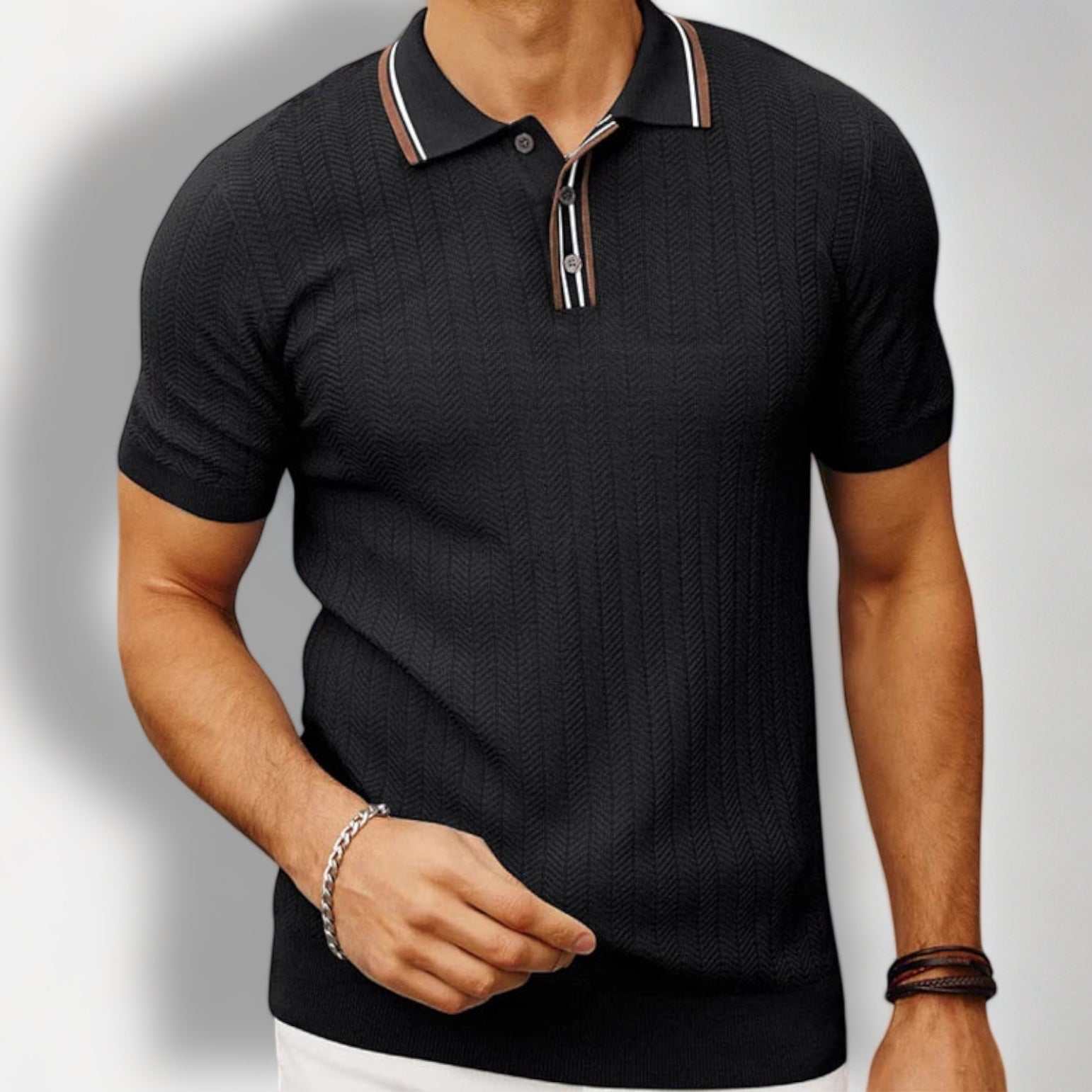 Polo Estivo Uomo in Maglia Confortevole